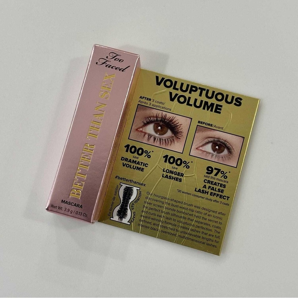NEW Too Faced Better Than Sex Mascara Mini / Travel Size